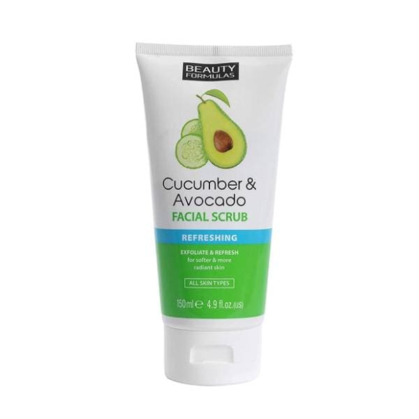 BEAUTY FORMULAS piling za lice krastavac i avokado 150ml 0