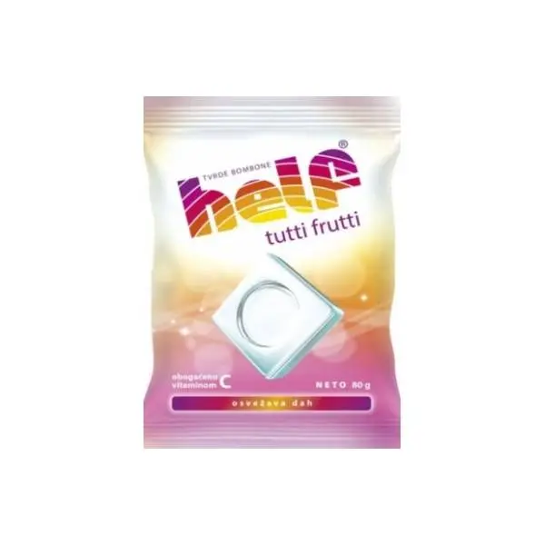 Bombone HELF tutti frutti 80g 0