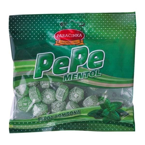 Bombone PARAĆINKA Pepe mentol 80g 0