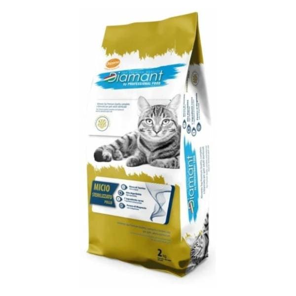 CENNAMO Diamant adult sterilised hrana za mačke piletina 2kg 0