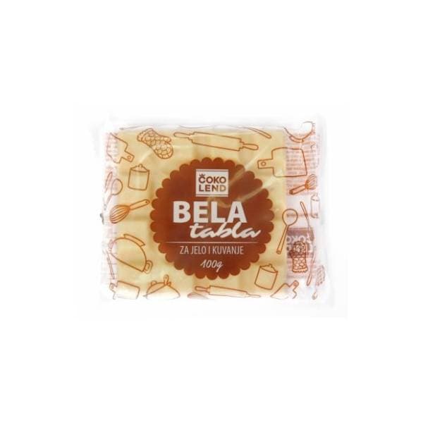 Čokolada ČOKOLEND za kuvanje bela 100g 0