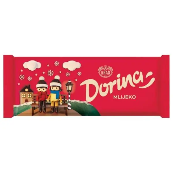 Čokolada DORINA mleko 160g 0