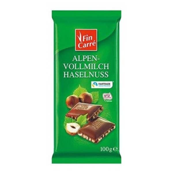 Čokolada FIN CARRE lešnik 100g 0