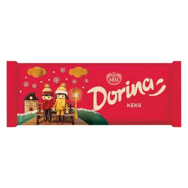 Čokolada KRAŠ Dorina keks 160g 0