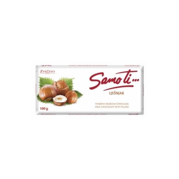 Čokolada SAMO TI lešnik 100g 0