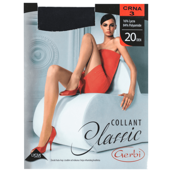 COLLANT Classic hulahopke 20den crne M 3 0