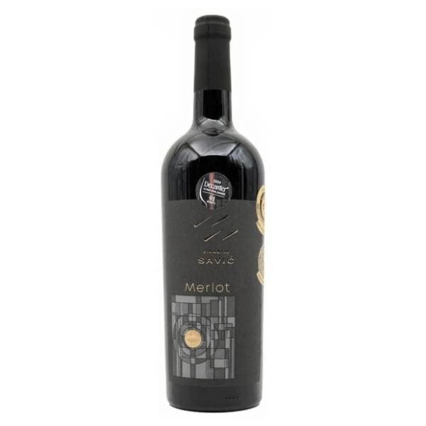 Crveno vino SAVIĆ Merlot 0,75l 0