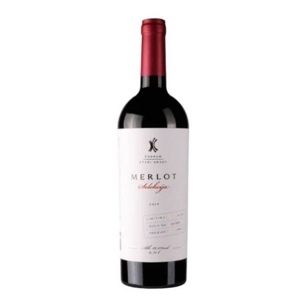 Crveno vino STARI HRAST Merlot Selekcija 0,75l 0