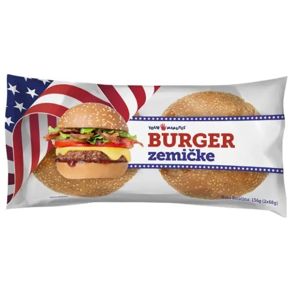 DON DON zemičke burger 2x68g 0