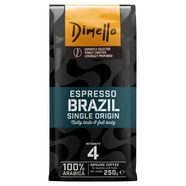 Espresso kafa DIMELLO Brazil single origin mlevena 250g 0