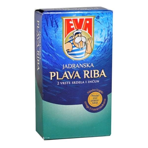 EVA Jadranska plava riba u biljnom ulju 95g 0