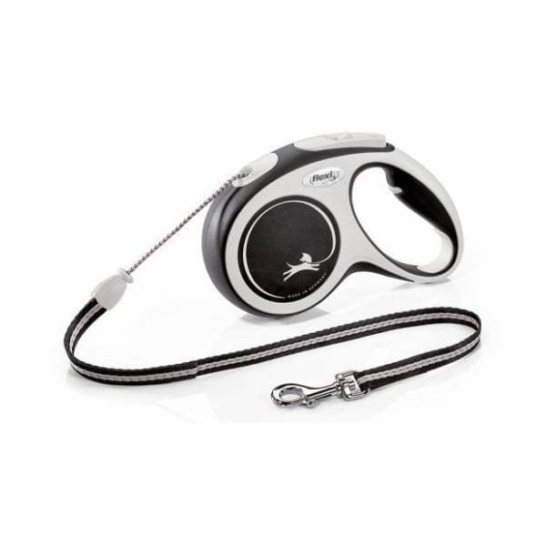 FLEXI Comfort cord povodac za pse M 5m crni 0