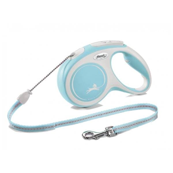 FLEXI Comfort cord povodac za pse M 5m svetloplavi 0