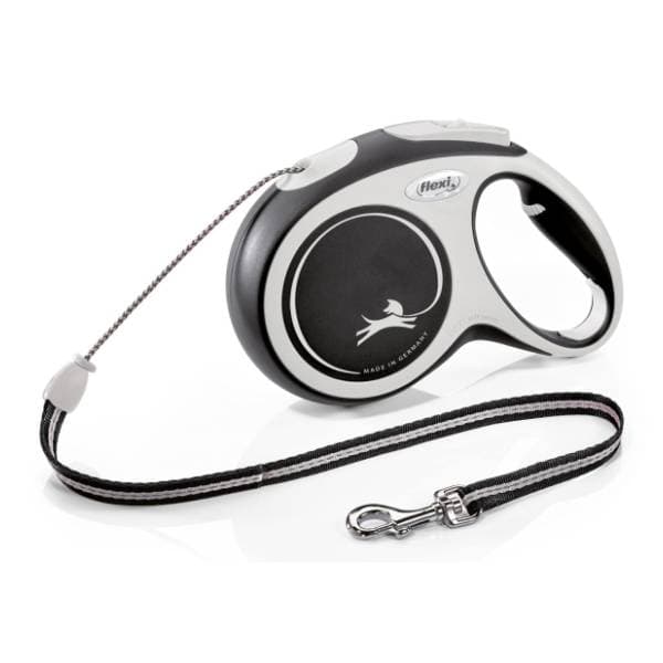 FLEXI Comfort cord povodac za pse M 8m crni 0