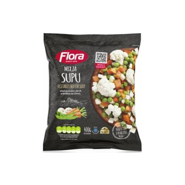 FLORA mešavina povrća za supu 400g 0