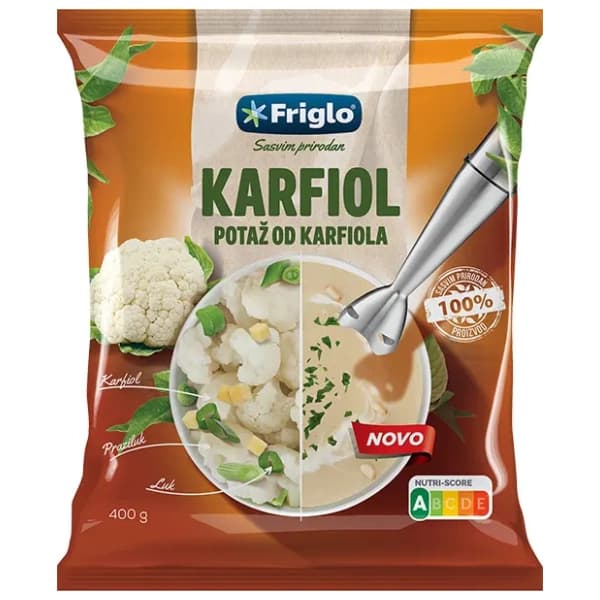 FRIGLO potaž od karfiola 400g 0