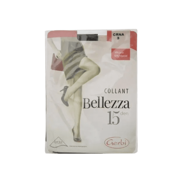 GERBI Belezza hulahopke 15den crne M 3 0