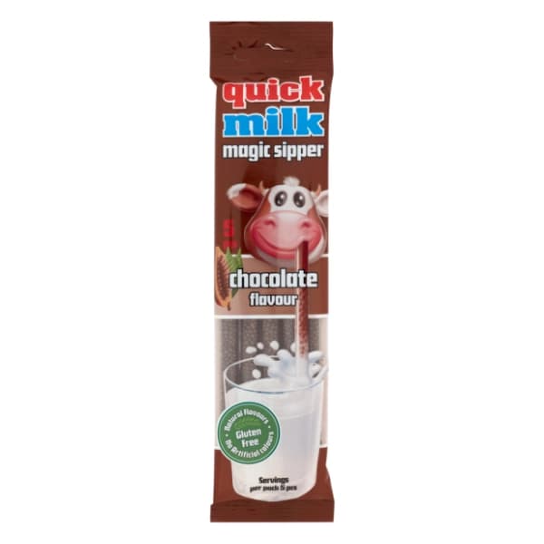 Instant napitak QUICK MILK magična slamčica čokolada 30g 0