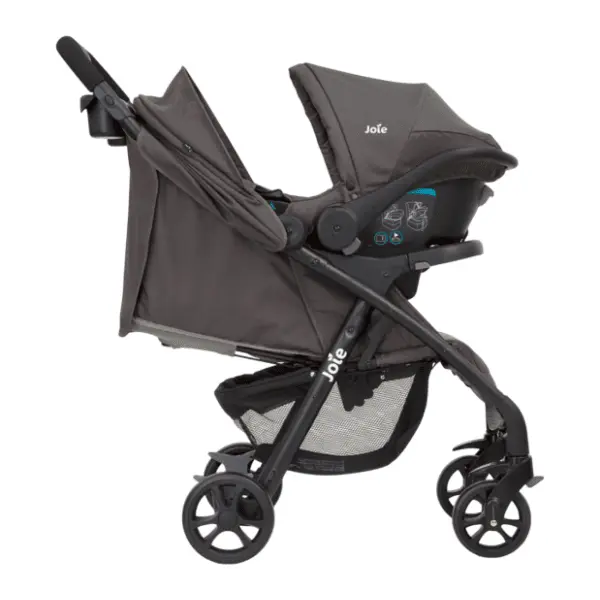 JOIE kolica za bebe 2 u 1 Muze Dark Pewter tamnosiva 1