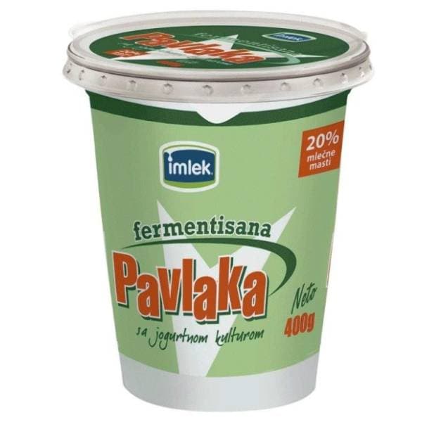 Kisela pavlaka IMLEK zelena 20%mm 400g 0