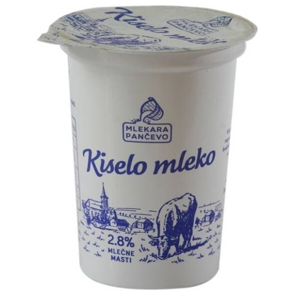 Kiselo mleko MLEKARA PANČEVO 2,8%mm 400g 0