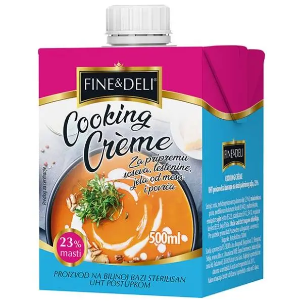 Krem za kuvanje FINE & DELI 23%mm 500ml 0
