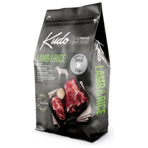 KUDO Medium&maxi junior hrana za pse jagnjetina 12kg 0