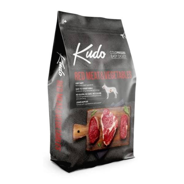 KUDO Mini adult hrana za pse crveno meso i povrće 12kg 0