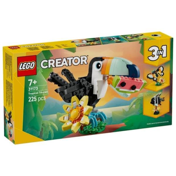 LEGO Creator 3in1 divlje životinje Tropski tukan 31173 0