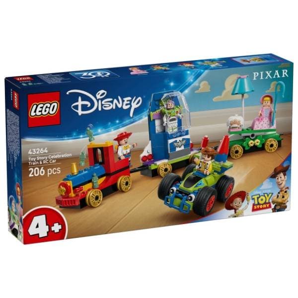 LEGO Disney voz za proslavu i RC automobil iz priče o igračkama 43264 0