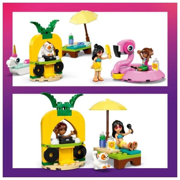 LEGO Friends zabava na bazenu s jednorogom i flamingom 42658 4