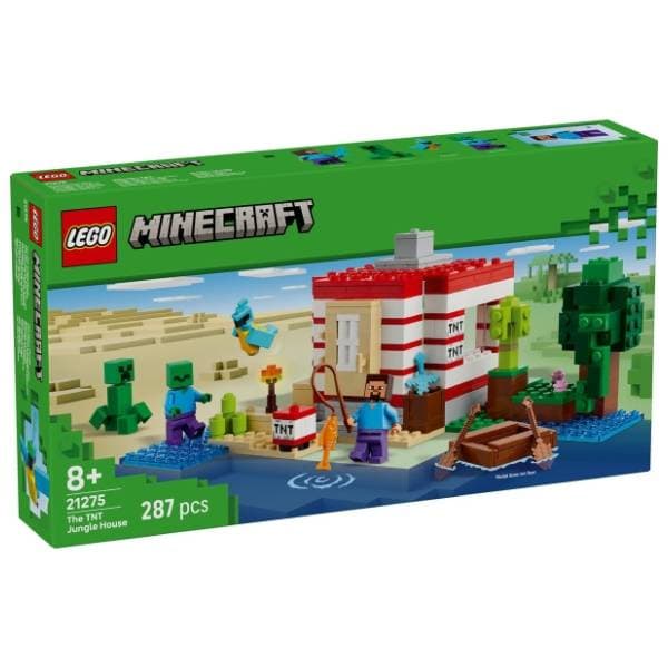 LEGO Minecraft TNT kuća u džungli 21275 0
