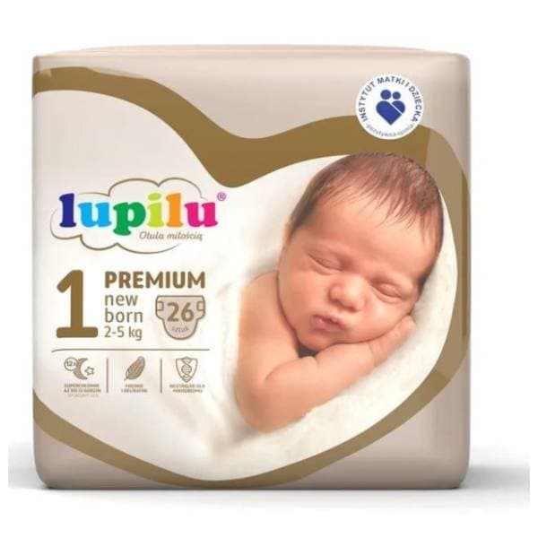 LUPILU pelene premium 1 26kom 0