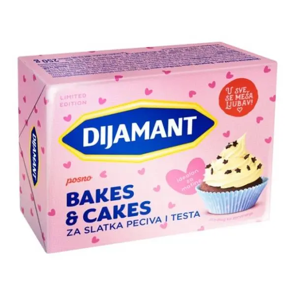 Margarin DIJAMANT bakes&cakes 250g 0