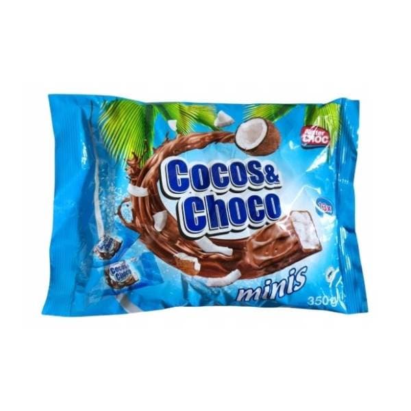 Mini kokos bar MISTER CHOC 350g 0