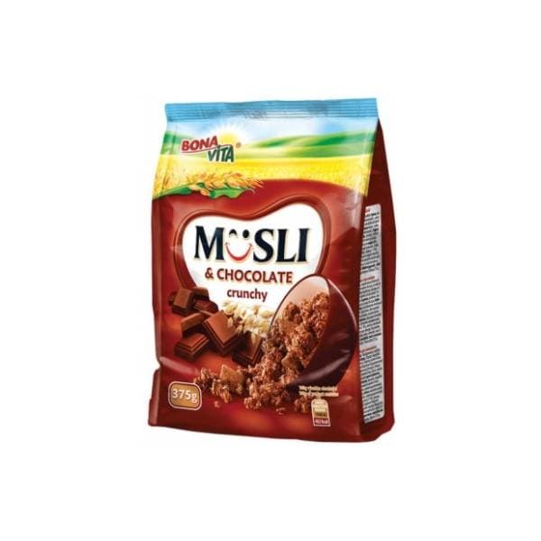 Musli BONAVITA crunchy čokolada 375g 0