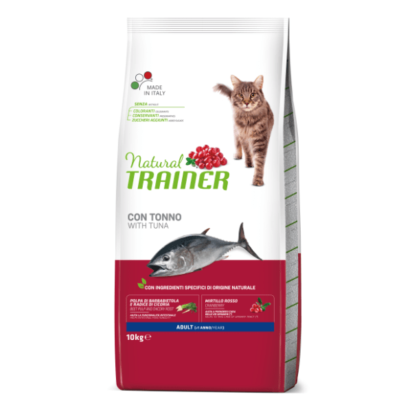 NATURAL TRAINER Adult hrana za odrasle mačke tunjevina 10kg 0