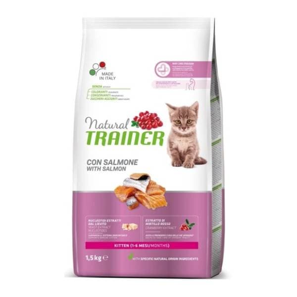 NATURAL TRAINER hrana za mačiće losos 1,5kg 0