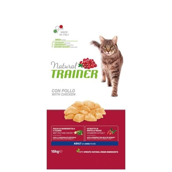 NATURAL TRAINER hrana za odrasle mačke piletina 10kg 0
