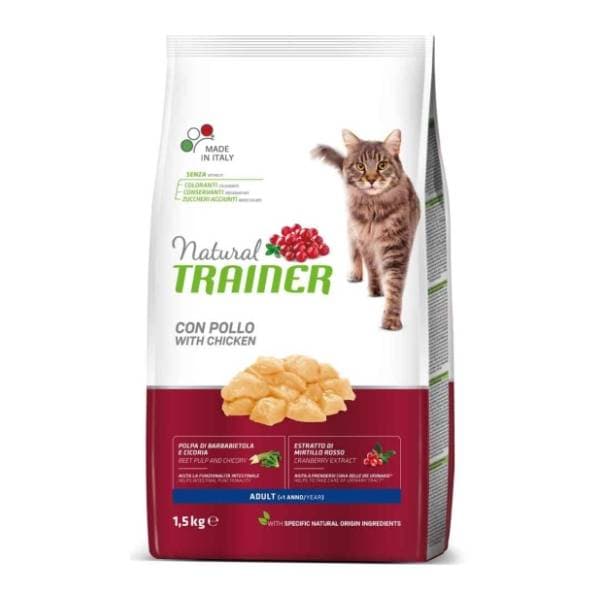 NATURAL TRAINER hrana za odrasle mačke tunjevina 1,5kg 0