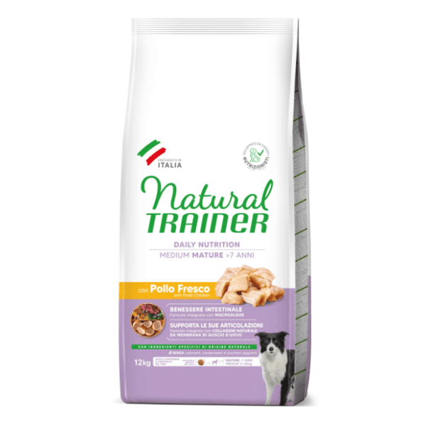 NATURAL TRAINER Medium mature hrana za pse piletina 12kg 0