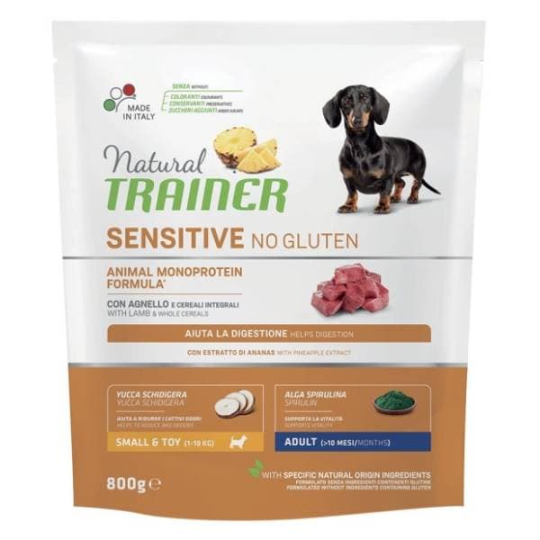 NATURAL TRAINER Sensitive hrana bez glutena jagnjetina 800g 0