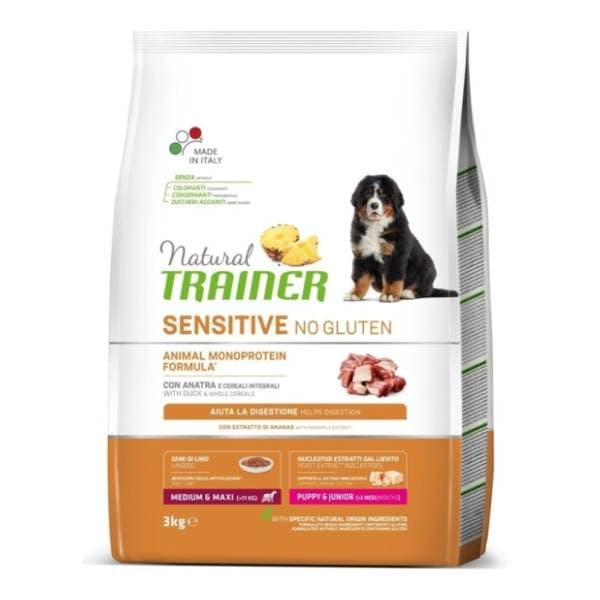 NATURAL TRAINER Sensitive hrana za pse bez glutena patka 2kg 0