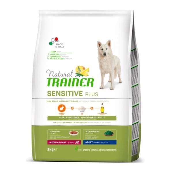 NATURAL TRAINER Sensitive plus hrana za pse zečetina 3kg 0