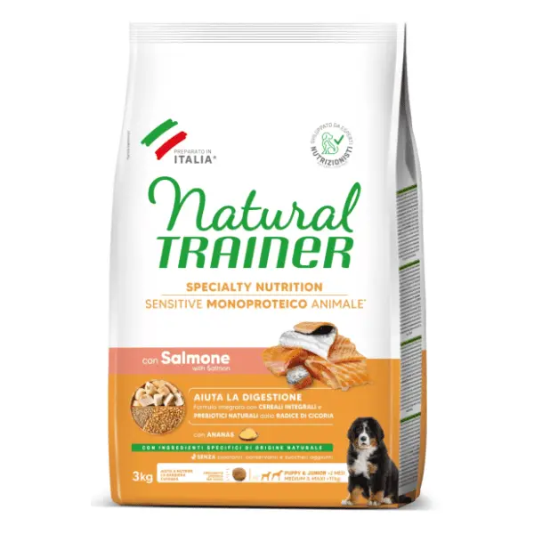 NATURAL TRAINER Sensitive puppy hrana za štence losos 3kg 0