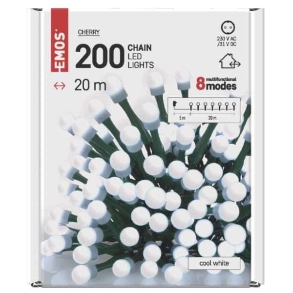 Svetleći niz Cherry 200 LED dioda 20m Emos 0