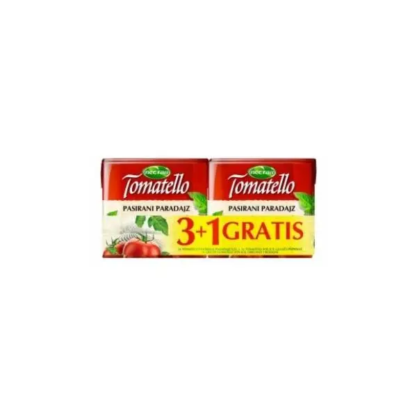Paradajz sos TOMATELLO classic 3+1 0