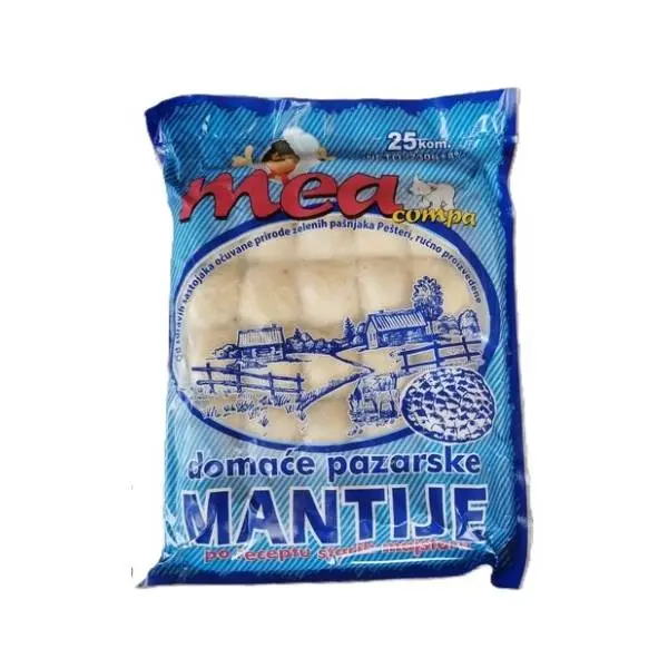 MEA COMPA Pazarske smrznute mantije sa mesom 730g 0