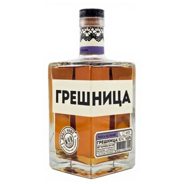 Rakija GREŠNICA šljiva 0,7l 0