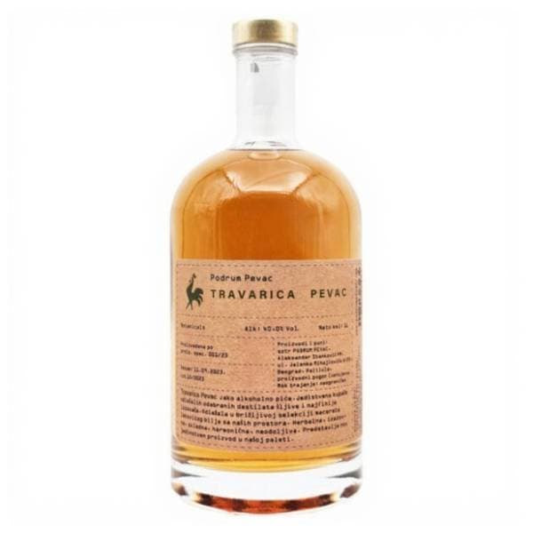 Rakija PODRUM PEVAC Travarica 1l 0